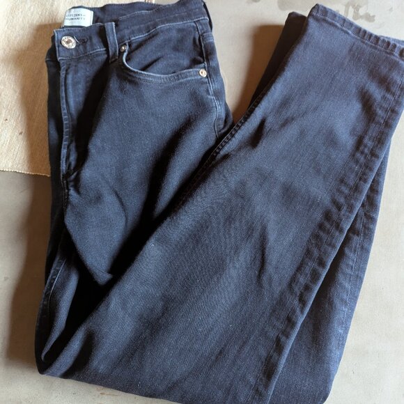 Citizens of Humanity Isola Crop Straight Leg Jeans (Chamber) - Picture 8 of 16